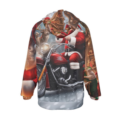 All-Over Print Men's Heavy Fleece Raglan Hoodie